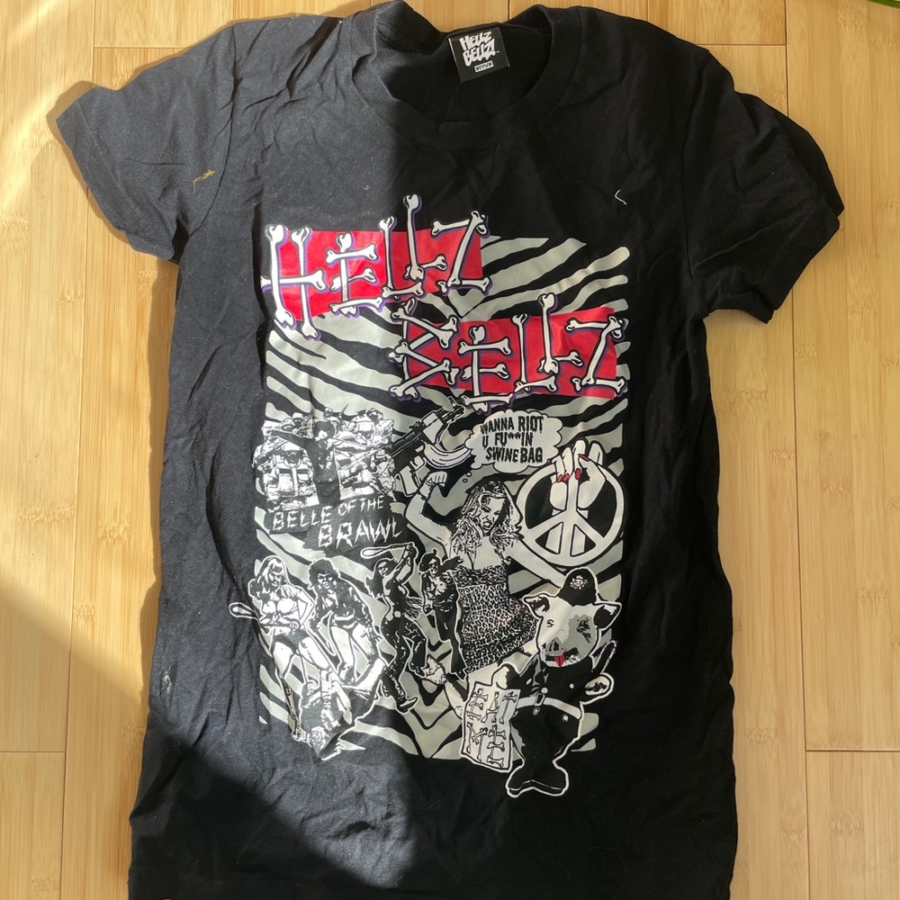 Hellz Bellz Black T Tee Shirt Graphic
